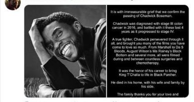 History maker: Twitter confirmed over the weekend that the announcement of 43-year-old actor Chadwick Boseman