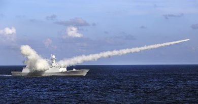 China has launched two missiles on Wednesday morning into the South China Sea, sending a clear warning to the US, a report says. In this file photo, Chinese missile frigate Yuncheng launches an anti-ship missile during a military exercise in south China on July 8, 2016