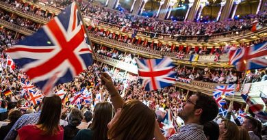Patriotism matters, and Land Of Hope And Glory and Rule, Britannia are a core part of our national musical history. Pictured, audience enjoying BBC