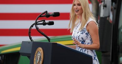 First daughter and White House adviser Ivanka Trump accompanied her father on the campaign trail Monday, making stops in North Carolina, the state that was supposed to host the Republican National Convention for the next week