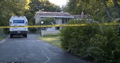 A family have been found dead inside their home in a suspected murder-suicide in Ohio. Crime scene pictured above