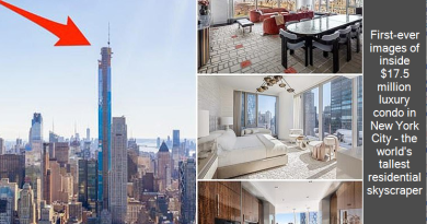 First-ever images of inside $17.5 million luxury condo in New York City - the world's tallest residential skyscraper