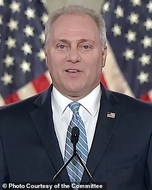 Republican Rep Steve Scalise (pictured) is facing fierce backlash after he tweeted a video that manipulated activist Ady Barkan