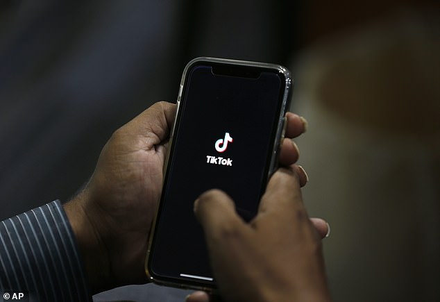 The British government is considering allowing Chinese firm ByteDance, owners of the TikTok app (file image) – to establish a headquarters in London