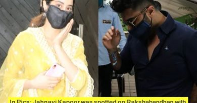 In Pics Jahnavi Kapoor was spotted on Rakshabandhan with brother Arjun Kapoor in this style, see photos here