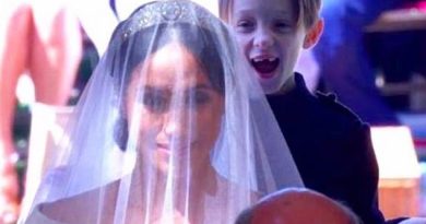Jessica Mulroney, 40, from Toronto, shared a snap of one of her twin sons, Brian, at Meghan Markle