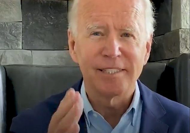 Joe Biden condemned the violence following the shooting of Jacob Blake in Wisconsin on Sunday