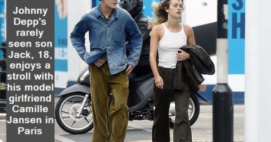 Johnny Depp's rarely seen son Jack, 18, enjoys a stroll with his model girlfriend Camille Jansen in Paris