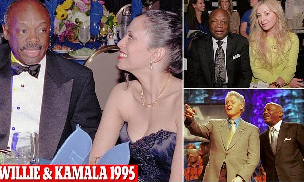 Kamala Harris began an affair with powerful San Francisco politician Willie Brown, then 60 and married,