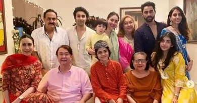 The Kapoor family in a festive mood.