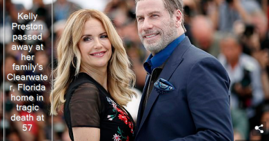 Kelly Preston passed away at her family's Clearwater, Florida home in tragic death at 57