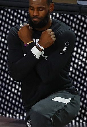 Lribute: LeBron James honored Chadwick Boseman by doing the Wakanda Forever salute during the national anthem