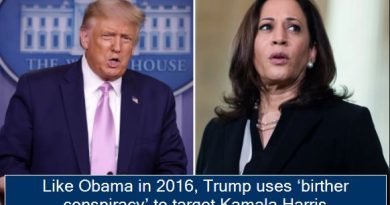 Like Obama in 2016, Trump uses ‘birther conspiracy’ to target Kamala Harris