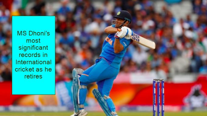 MS Dhoni's most significant records in International cricket as he retires