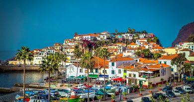 Atlantic jewel: The fishing village of Camara de Lobos outside the capital, Funchal
