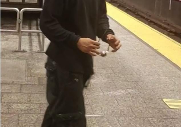 A man was caught on video pushing a 25-year-old woman to the ground on an Upper East Side subway platform and attempting to rape her in broad daylight in New York City, police say. Suspect pictured above