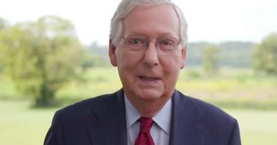 Senate Majority Leader Mitch McConnell begged voters to keep the Senate red and gave a litany of reasons why Republicans should be scared of Democratic Congressional control