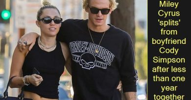 Miley Cyrus 'splits' from boyfriend Cody Simpson after less than one year together