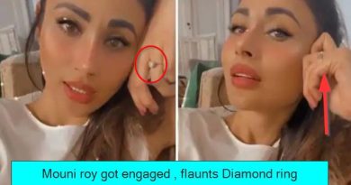 Mouni roy got engaged , flaunts Diamond ring
