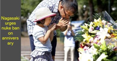 Nagasaki urges nuke ban on anniversary