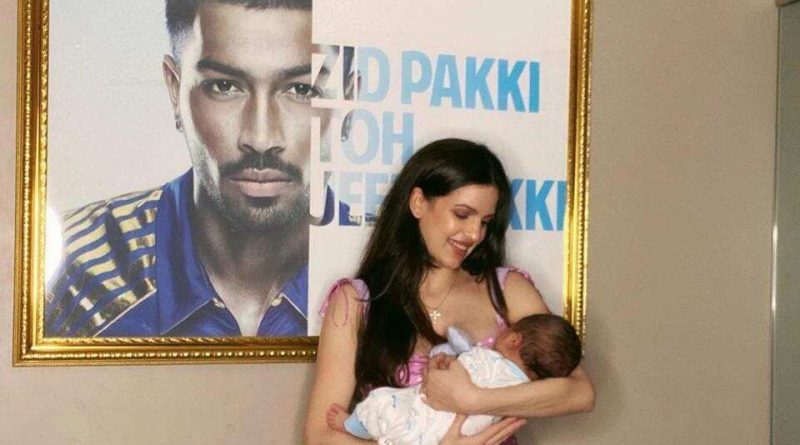 Natasa Stankovic shared a cute photo as her son, Agastya, turned one month old.