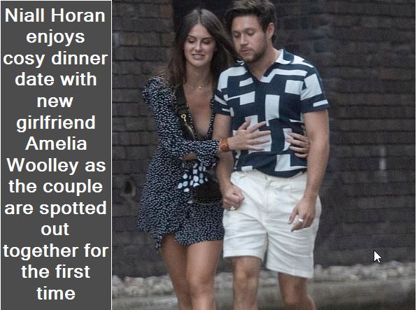 Niall Horan enjoys cosy dinner date with new girlfriend Amelia Woolley as the couple are spotted out together for the first time
