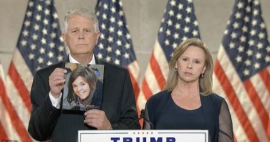 Carl and Marsha Mueller on Thursday praised President Trump for taking action against their daughter