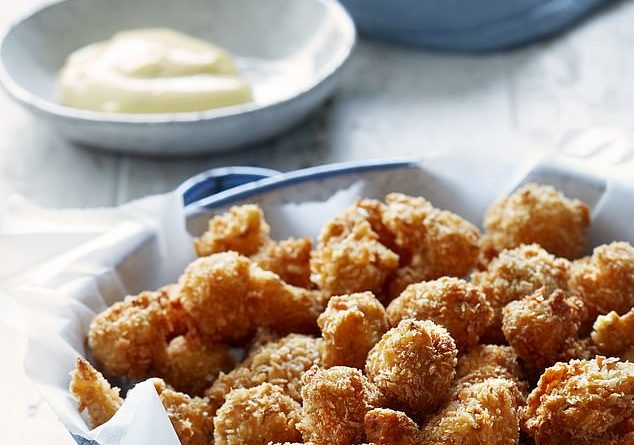 To avoid last-minute rushing, coat the cauliflower florets in the crumbs and keep chilled, in a single layer on a tray. Then all you need to do is fry them
