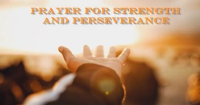 Prayer for Strength and Perseverance
