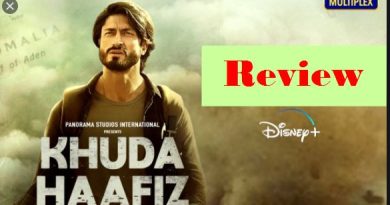 Review khuda hafiz movie , vidyut jamwal disney