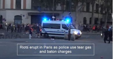 Riots erupt in Paris as police use tear gas and baton charges
