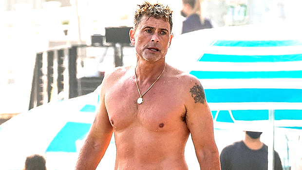 Rob Lowe, 56, Looks Buff While Going Shirtless During A Beach Day – See ...