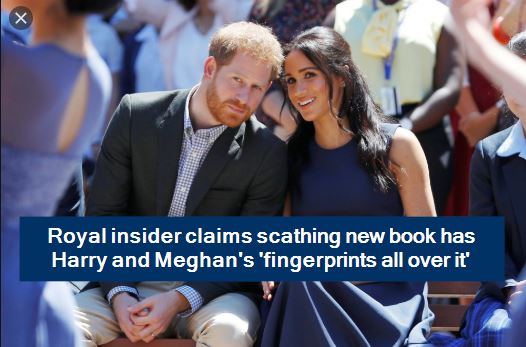 Royal insider claims scathing new book has Harry and Meghan's 'fingerprints all over it'