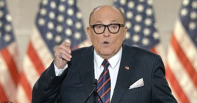 In this image from video, former New York City Mayor Rudy Giuliani, personal attorney to President Donald Trump speaks from New York, during the fourth night of the Republican National Convention on Thursday, Aug. 27, 2020