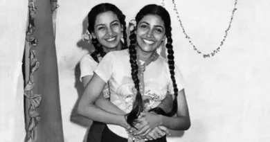 Shabana Azmi and Deepti Naval from the shoot of Hum Paanch in 1980.