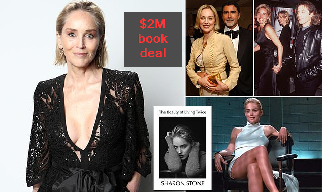 Sharon Stone grabs a $2M book deal beauty of living twice