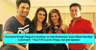 Sushant Singh Rajput’s brother-in-law dismisses ‘toxic Bihari families’ comment - ‘This FIR is anti-Rhea, not anti-women’