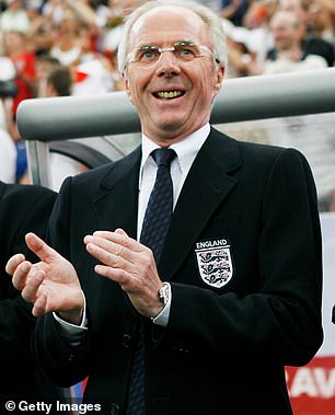Sven-Goran Eriksson was the then England manager
