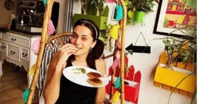 Taapsee Pannu enjoys her tikki even as she prepares for an athlete’s role in Rashami Rocket.