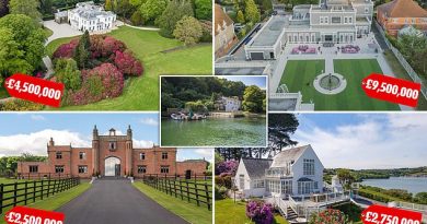 Top five: These are the top five most viewed homes online via Rightmove this summer