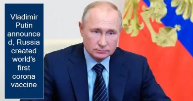 Vladimir Putin announced, Russia created world's first corona vaccine
