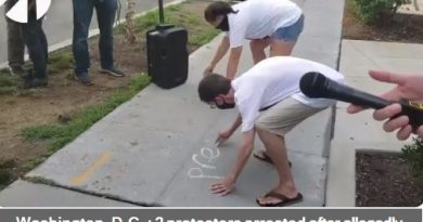 Washington, D.C. 2 protesters arrested after allegedly writing ‘Black Pre-Born Lives Matter’ in chalk on sidewalk