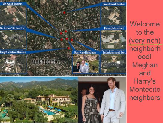 Welcome to the (very rich) neighborhood! Meghan and Harry's Montecito neighbors