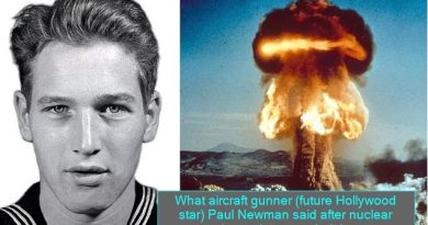 What aircraft gunner (future Hollywood star) Paul Newman said after nuclear attacks on Japan ended the war