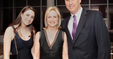 Steven Tishman, pictured with wife Erica and daughter Julia, sued on Monday over her death