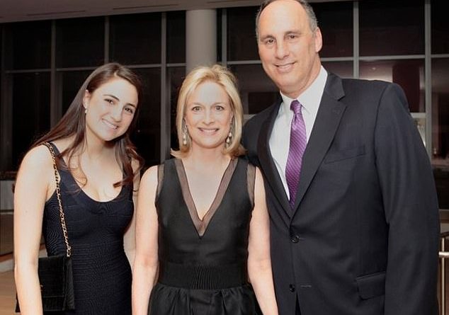 Steven Tishman, pictured with wife Erica and daughter Julia, sued on Monday over her death