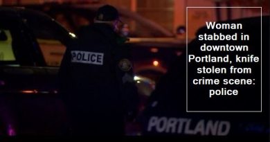 Woman stabbed in downtown Portland, knife stolen from crime scene - police