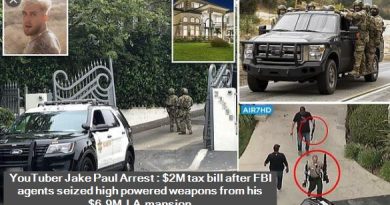 YouTuber Jake Paul Arrest - $2M tax bill after FBI agents seized high powered weapons from his $6.9M LA mansion