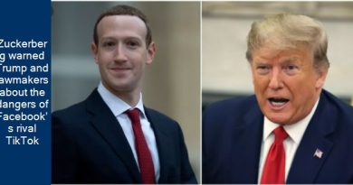 Zuckerberg warned Trump and lawmakers about the dangers of Facebook’s rival TikTok