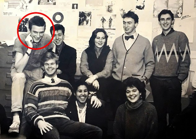 When I was editor, we ran regular exposés on the people who ran the students’ union – ardent Left-wingers who all seemed to become management consultants on graduation. Jeremy Vine is pictured far left with student journalists at Durham’s Palatinate newspaper in 1984